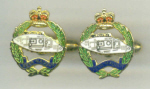 Cuff Links - ROYAL TANK REGIMENT Enamel